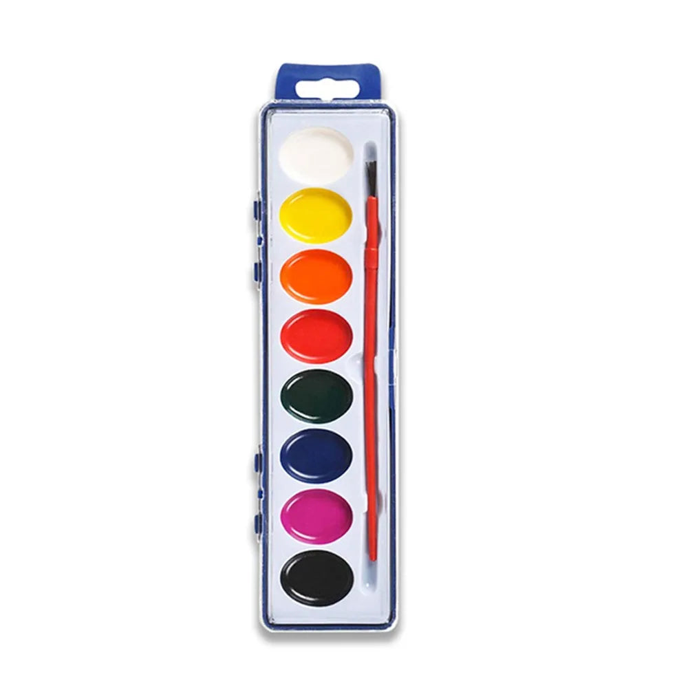 Washable Watercolor Paint Set - 8/12/16 Colors for Kids