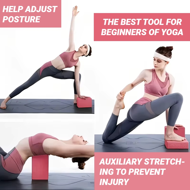 Yoga Blocks Foam Brick for Pilates & Fitness Training