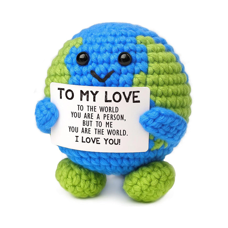 Crochet Earth Doll: Positive Energy Handmade Gift