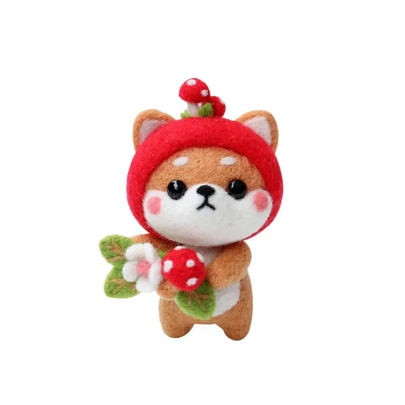 Wool Felting Kit: DIY Animal Toy Needlework Starter