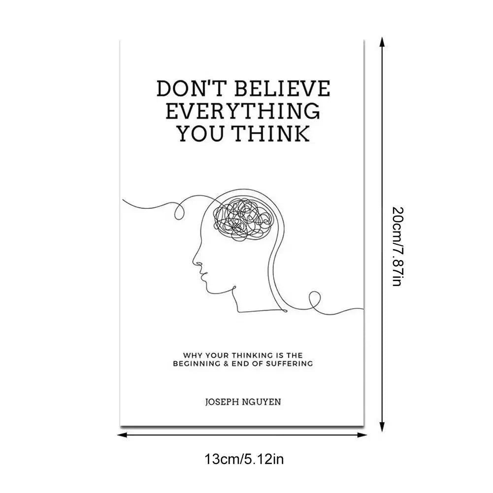Mind Awareness Hardcover Notebook Minimal Line Art Brain Design Journal Mental Growth Self Reflection Writing Notebook