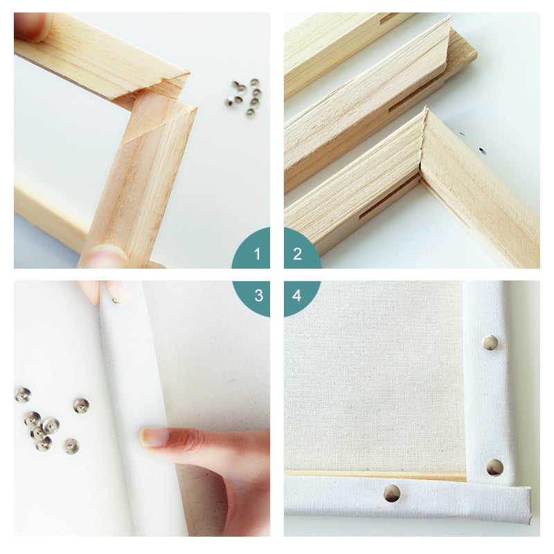 Cityscape Paint by Numbers Kit - Framed Canvas DIY Art