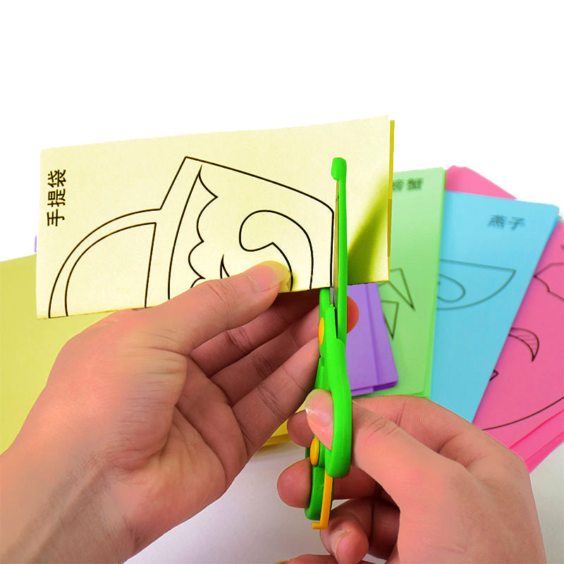 Educational Kids Craft: 96 Pcs Cartoon Paper Art Set