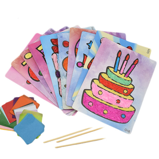 DIY Crafts Kit: Felt Paper Cake for Kids