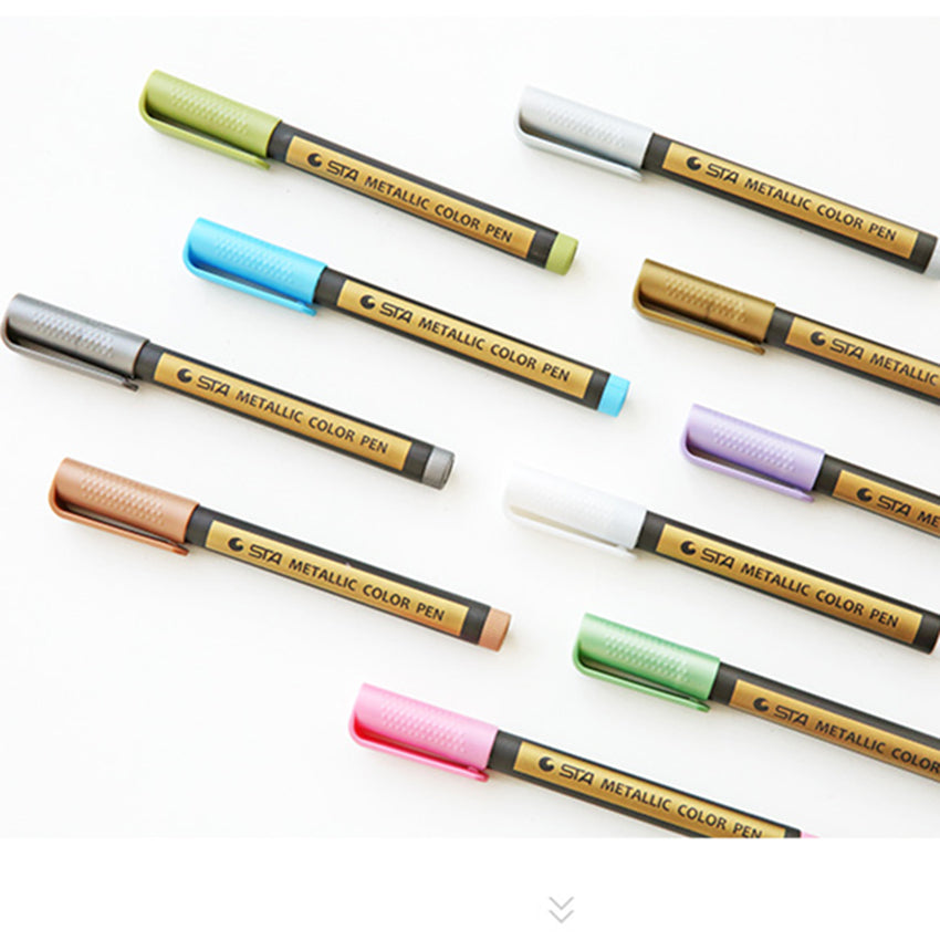 Metallic Color Pen for Dark Paper & DIY Projects