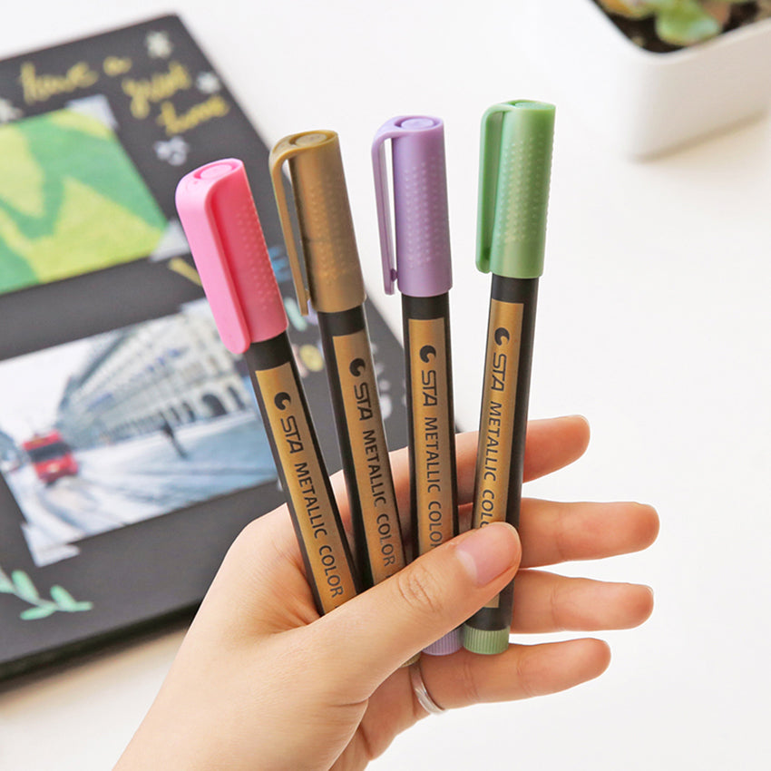 Metallic Color Pen for Dark Paper & DIY Projects