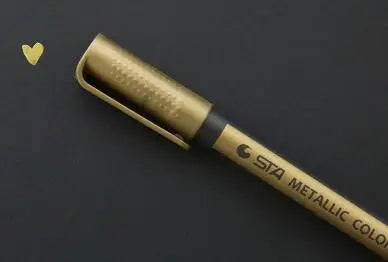 Metallic Color Pen for Dark Paper & DIY Projects