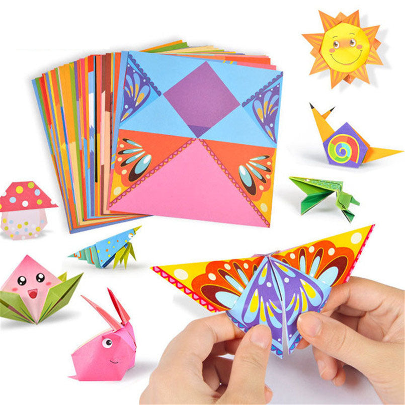Origami: Montessori 3D Animal Origami - 54 Pages Kids Craft Kit