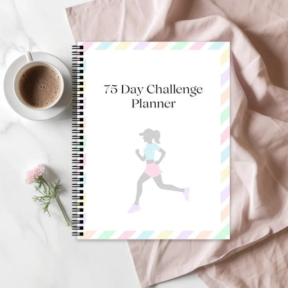 75-Day Multifunctional Goal Planner with Habit Trackers & Milestones Fitness/Study Challenge Journal for Academic Productivity