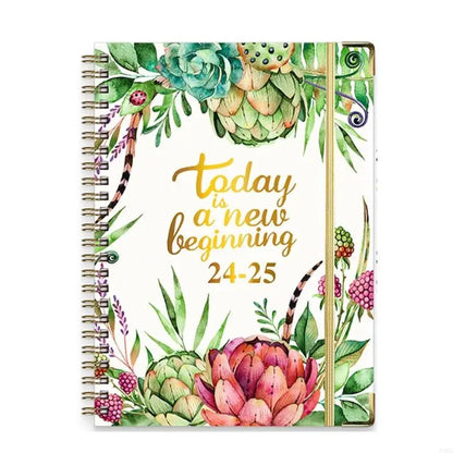 Planner Book: Weekly & Monthly with Pocket