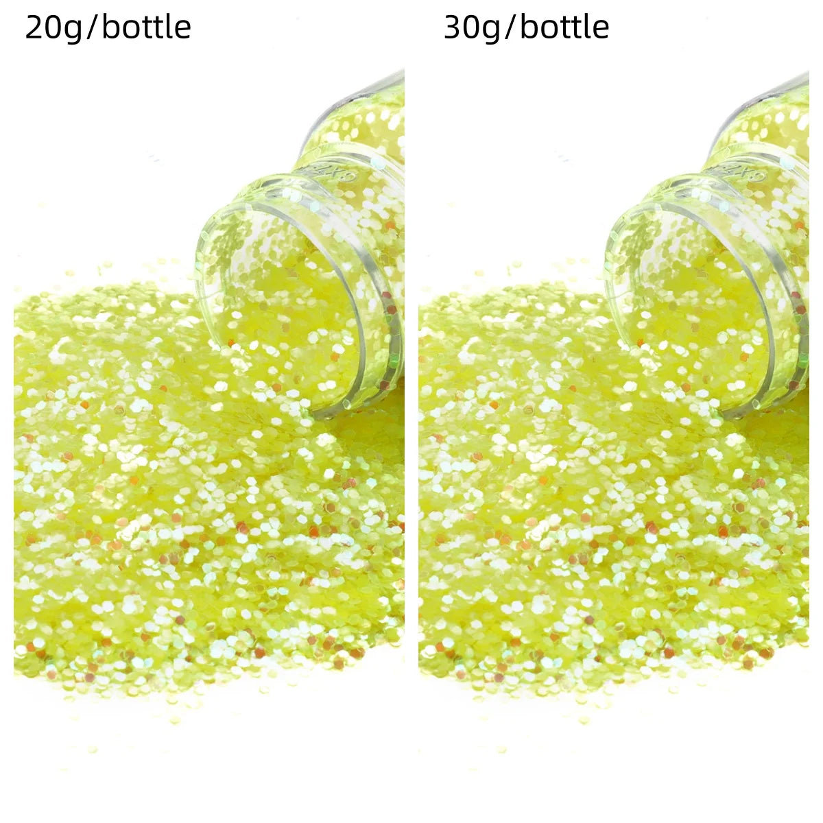 Glitters Sprinkles Powder: Colorful Hexagonal Nail Art