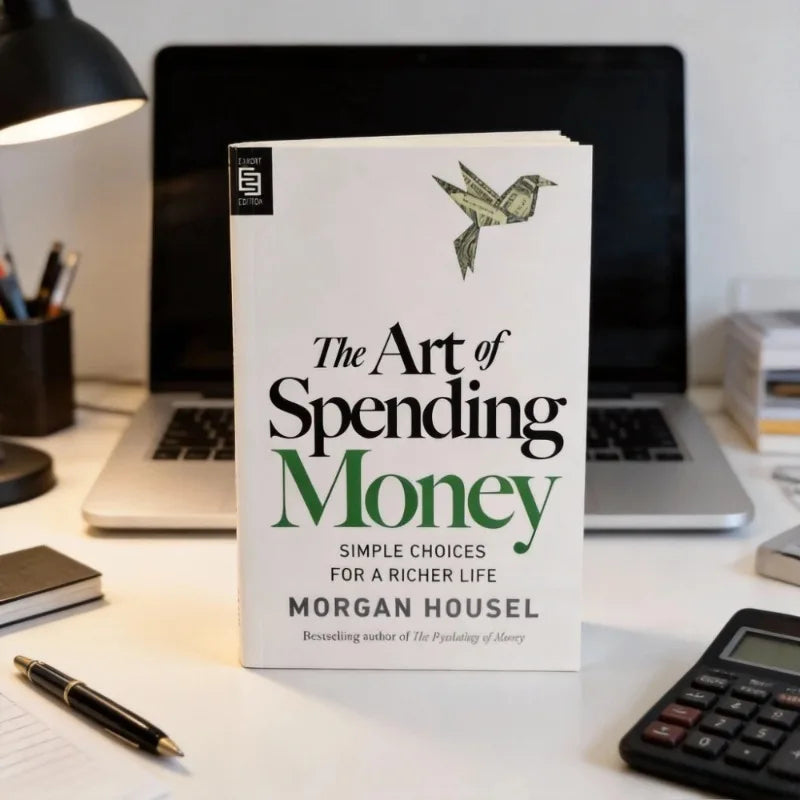 The Art of Spending Money By Morgan Housel - Financial Self-Help Book for Mindful Spending & A Richer Life