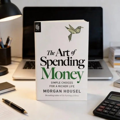 The Art of Spending Money By Morgan Housel - Financial Self-Help Book for Mindful Spending & A Richer Life