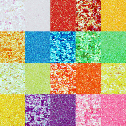 Glitters Sprinkles Powder: Colorful Hexagonal Nail Art