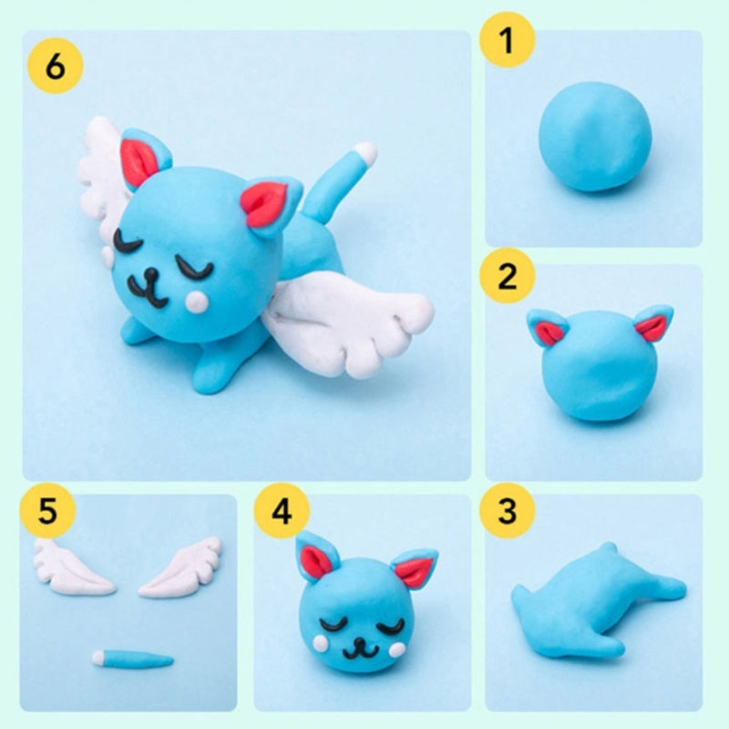 Polymer Clay Set 24/36/50 Colors - Soft Oven Bake for Kids