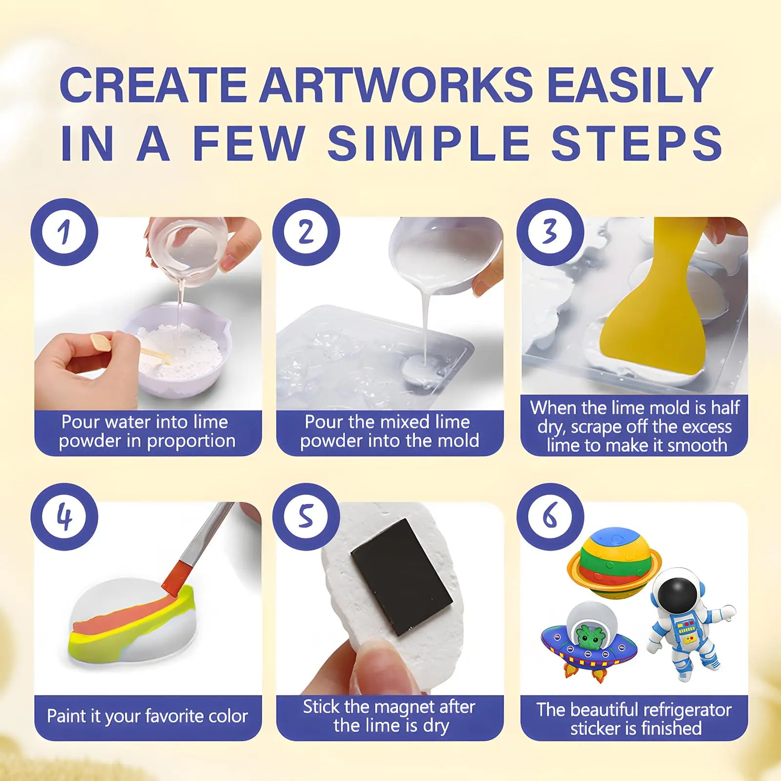 DIY Dinosaur Painting Kit - Creative Arts & Crafts Set