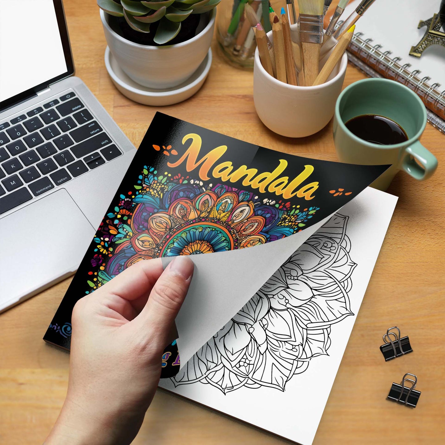 Coloring Book: Mandala Coloring Book for Adults - Stress Relief & Creativity