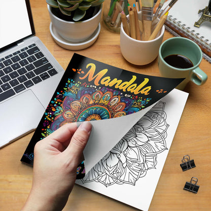 Coloring Book: Mandala Coloring Book for Adults - Stress Relief & Creativity
