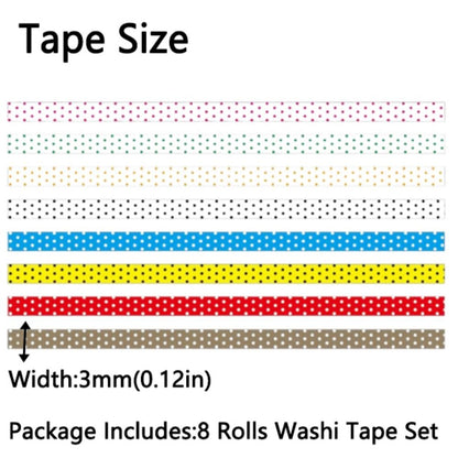 Sticker Rolls - 3MM Wide DIY Stickers