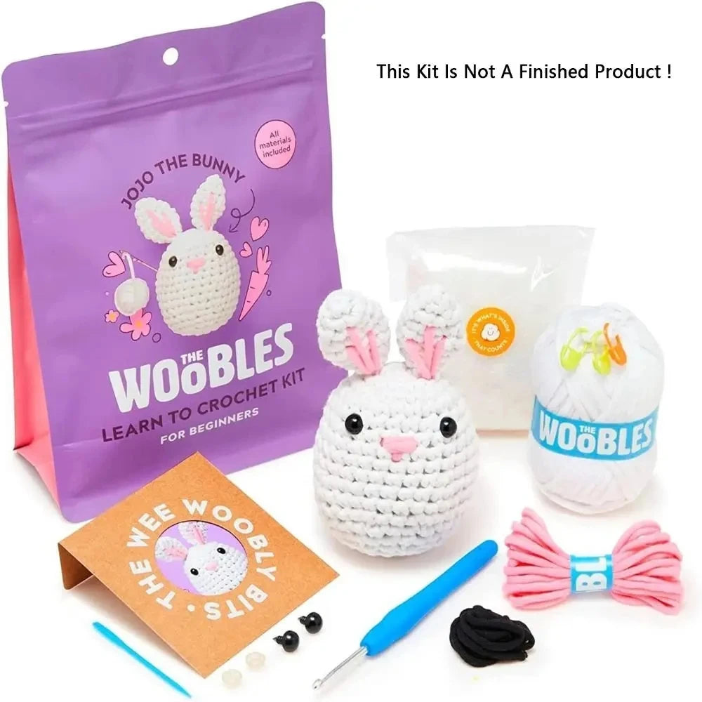 Crochet Stuffed Animal Kit: DIY Beginner Yarn Set