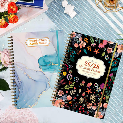 Planner Book: 3-Year Calendar for School