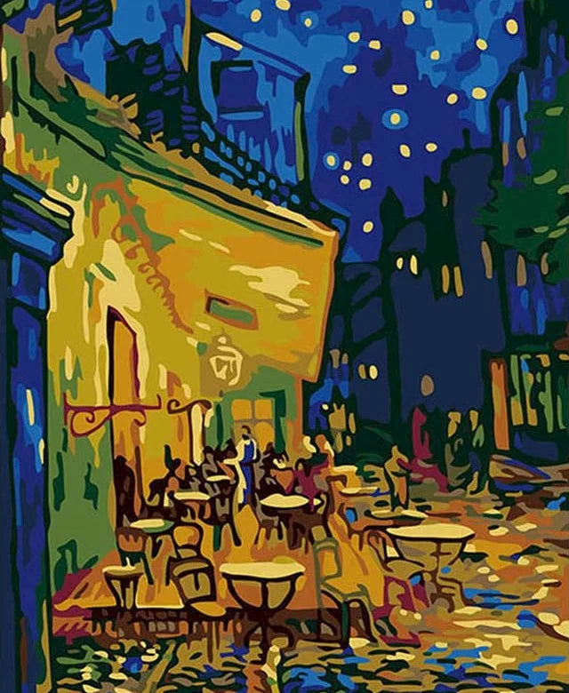 Paint By Numbers Kit 40x50cm - Beach Night Art for Adults