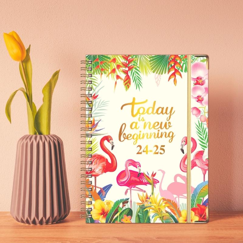 Planner Book: Weekly & Monthly with Pocket
