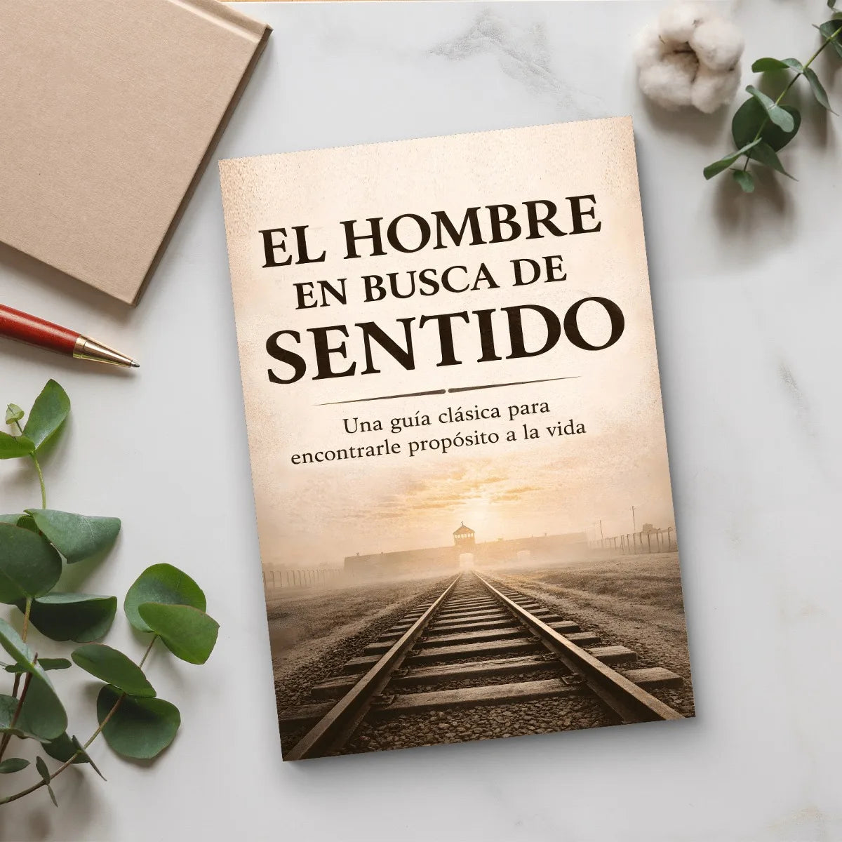 El Hombre en Busca de Sentido, Spanish Language Edition, Inspirational Self-Help Book on Meaning, Purpose, Hope, Resilience