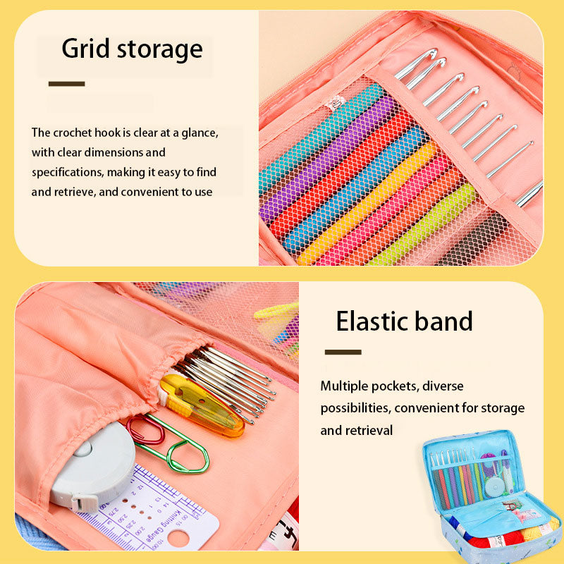 Crochet Kit for Beginners: Travel-Friendly Yarn & Hooks
