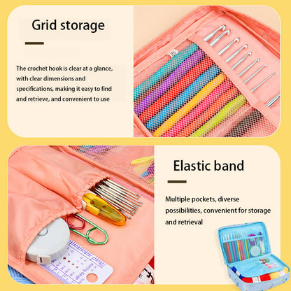 Crochet Kit for Beginners: Travel-Friendly Yarn & Hooks