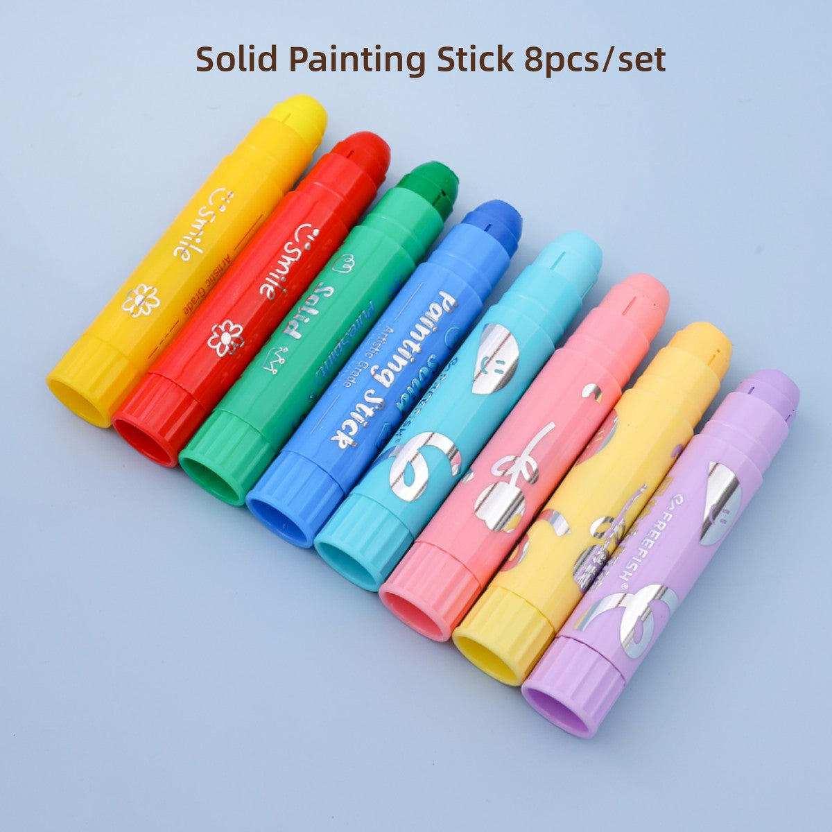 Washable Paint Sticks - 8/12 Colors for Kids & Students