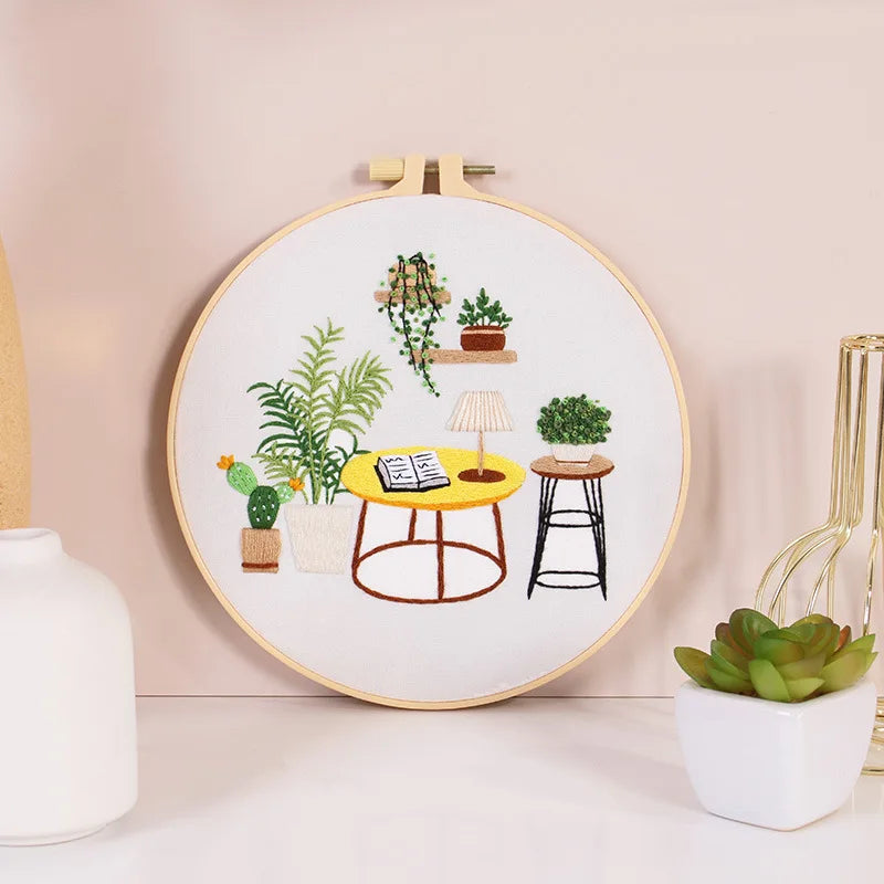 Embroidery Kit: Beginner Cross Stitch Set, Multi Pattern