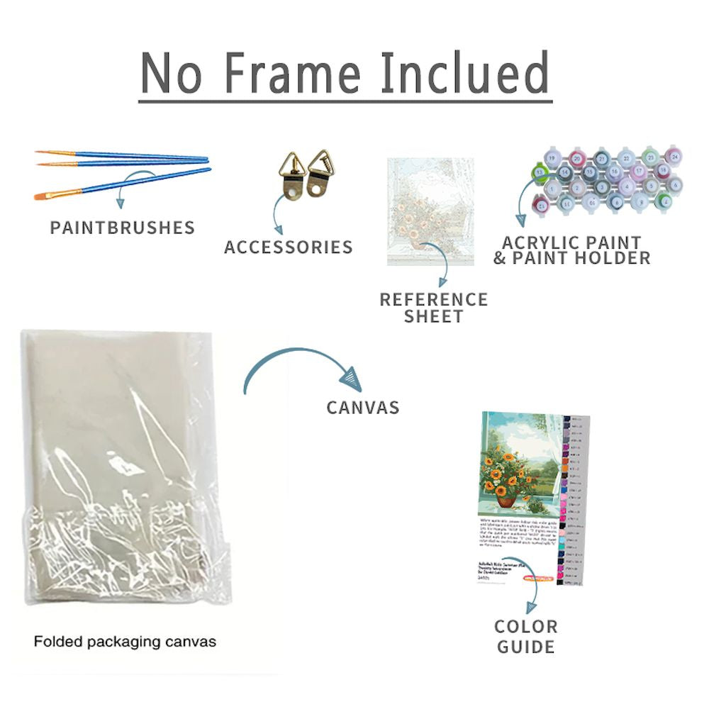 Paint By Numbers Kit - Adult Canvas Art Set