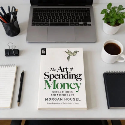 The Art of Spending Money By Morgan Housel - Financial Self-Help Book for Mindful Spending & A Richer Life
