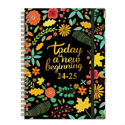 Planner Book: Weekly & Monthly with Pocket