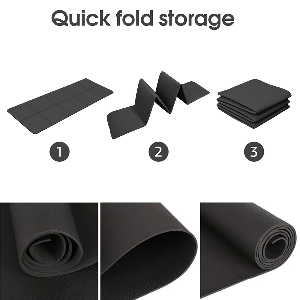 Yoga Mat 4mm EVA Foam - Comfortable Fitness & Pilates Mat