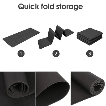 Yoga Mat 4mm EVA Foam - Comfortable Fitness & Pilates Mat
