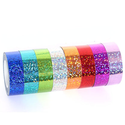 Colorful Laser Washi Tape - DIY Scrapbooking & Labeling