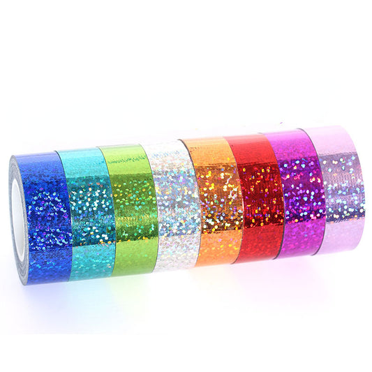 Colorful Laser Washi Tape - DIY Scrapbooking & Labeling