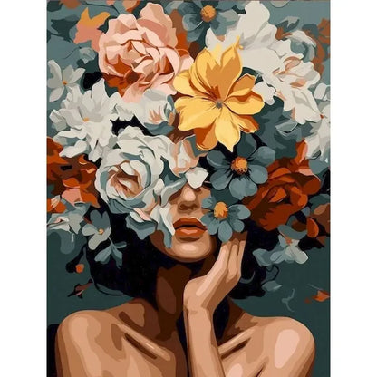 Paint by Numbers: Abstract Paint by Numbers Kit - Unique Acrylic Wall Art