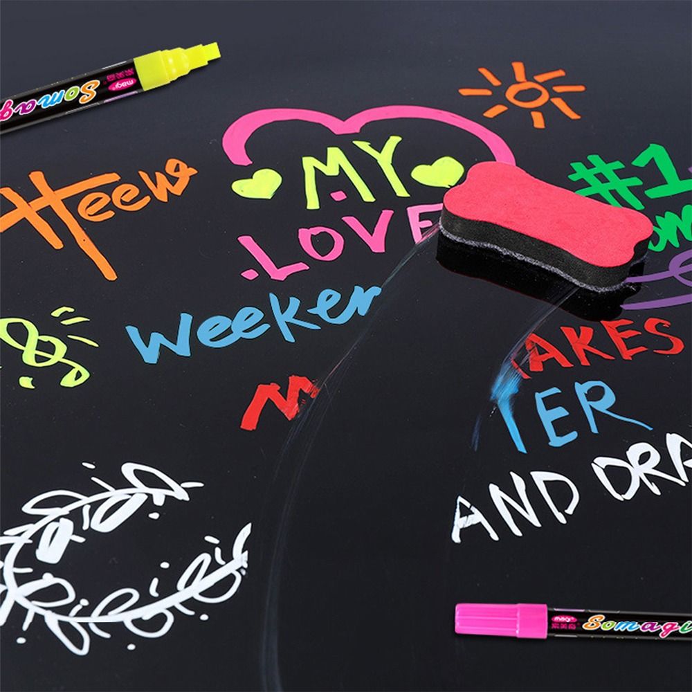Liquid Chalk Markers: Dust-Free, Erasable Art Pens