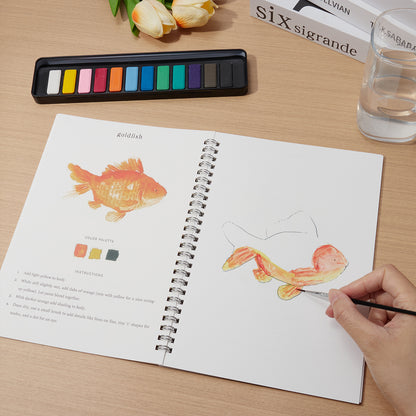 Workbooks: Birds Coloring Book - Watercolor Fun for Kids & Adults