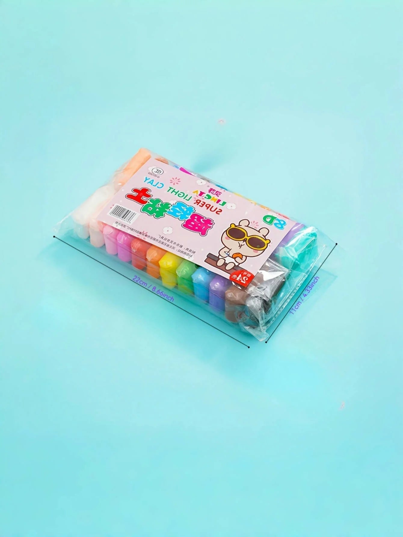 Non-Toxic Clay Set - Ultra-Light 12, 24, 36 Colors Refill