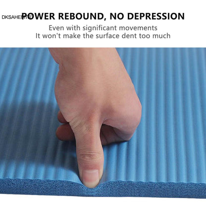 Yoga Mat 15mm Thick - Portable Fitness & Pilates Support
