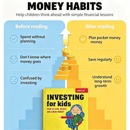 Teach Children How To Save, Invest and Increase Value | Learn Books about Budgeting and Smart Financial Management Habits.