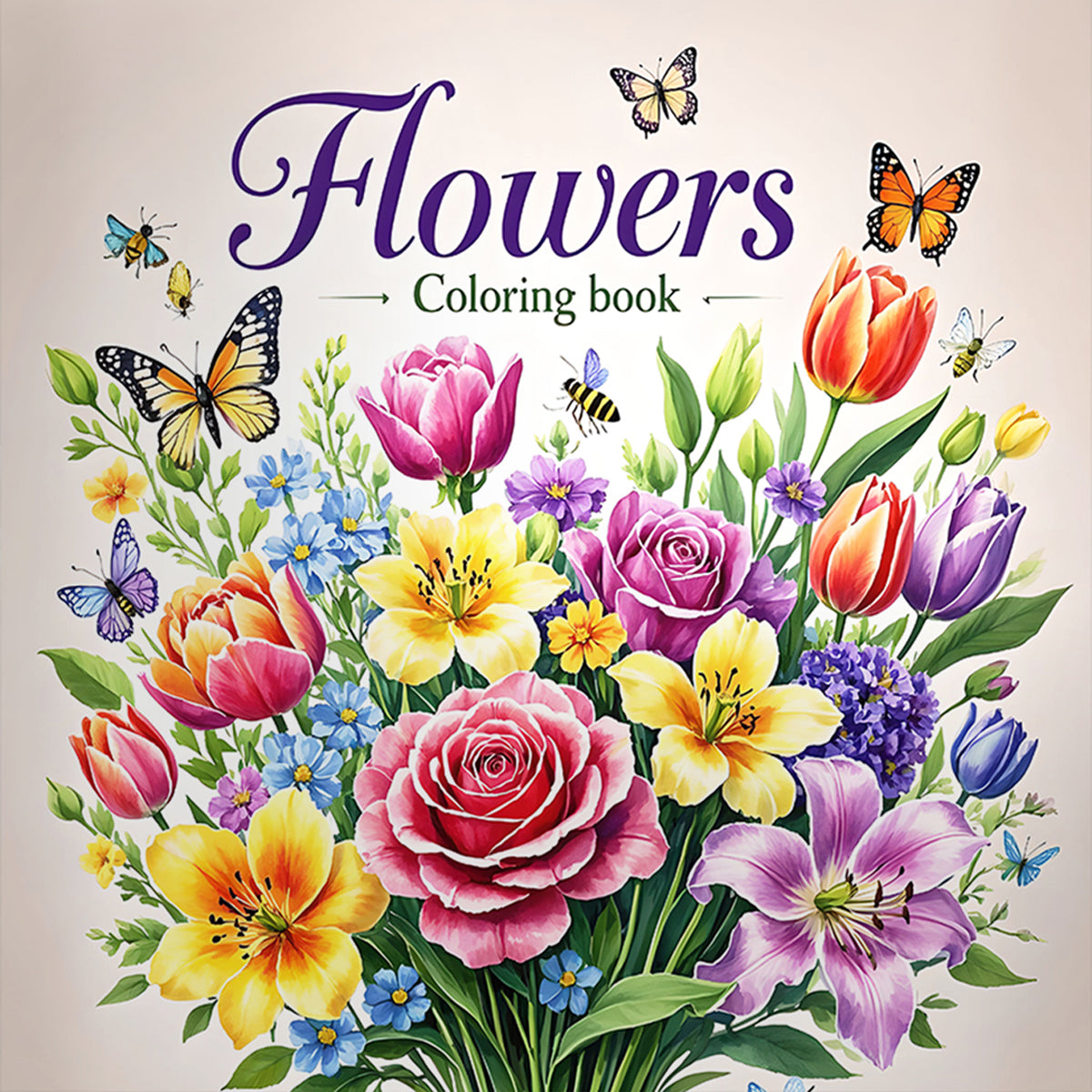Adult Art Coloring Book: Stress Relief & Creativity