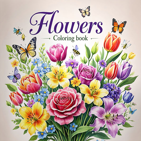Adult Art Coloring Book: Stress Relief & Creativity