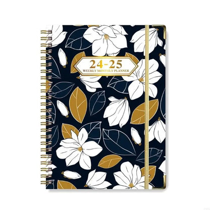 Planner Book: Weekly & Monthly with Pocket