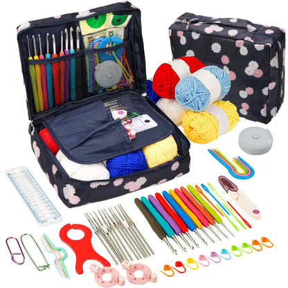Crochet Kit for Beginners: Travel-Friendly Yarn & Hooks
