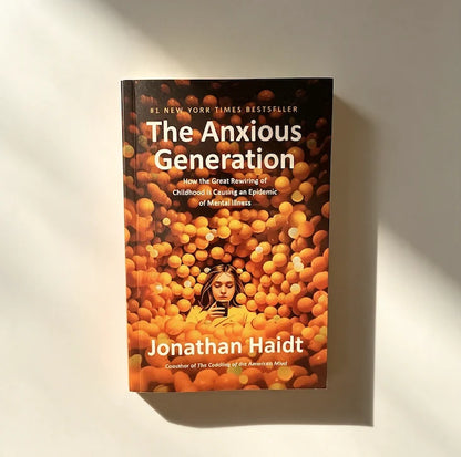 The Anxious Generation Jonathan Haidt Psychology Book Parenting Mental Health Self Improvement Book